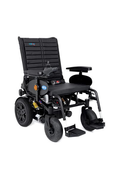 Akülü Tekerlekli Sandalye | 56cm Oturma Genişliği, 2x450W Motor, DM-450 Luxury XXL
